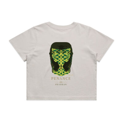 "Matriarch" - by Constantia Thomas - Wo's Heavy Faded Crop Tee Thumbnail