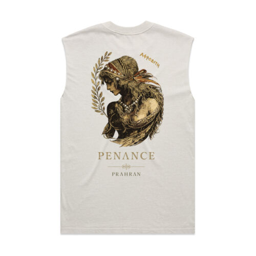 The Huntress. - Mens Heavy Faded Tank Thumbnail