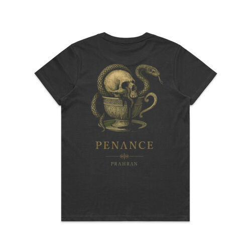 Death before Decaf - Womens basic tee'. Thumbnail