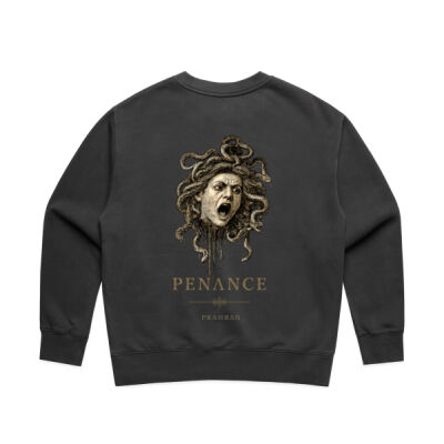 "I used to Make out with Medusa" - Wo's Relax Faded Crew - Wo's Relax Faded Crew Thumbnail