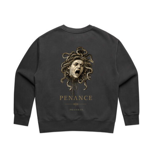 "I used to Make out with Medusa" - Wo's Relax Faded Crew - Wo's Relax Faded Crew Thumbnail