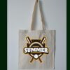 Budget Calico Tote Bag Thumbnail