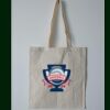 Budget Calico Tote Bag Thumbnail