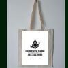 Budget Calico Tote Bag Thumbnail