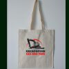 Budget Calico Tote Bag Thumbnail