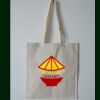 Budget Calico Tote Bag Thumbnail