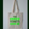 Budget Calico Tote Bag Thumbnail