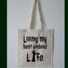 Budget Calico Tote Bag Thumbnail