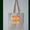 Budget Calico Tote Bag Thumbnail