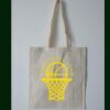Budget Calico Tote Bag Thumbnail