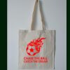 Budget Calico Tote Bag Thumbnail