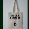 Budget Calico Tote Bag Thumbnail