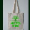 Budget Calico Tote Bag Thumbnail