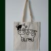 Budget Calico Tote Bag Thumbnail