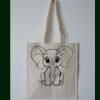Budget Calico Tote Bag Thumbnail