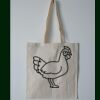 Budget Calico Tote Bag Thumbnail