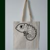 Budget Calico Tote Bag Thumbnail