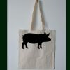 Budget Calico Tote Bag Thumbnail