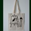Budget Calico Tote Bag Thumbnail