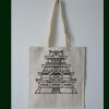 Budget Calico Tote Bag Thumbnail