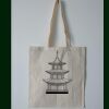 Budget Calico Tote Bag Thumbnail