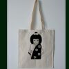 Budget Calico Tote Bag Thumbnail