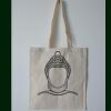 Budget Calico Tote Bag Thumbnail