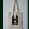Budget Calico Tote Bag Thumbnail