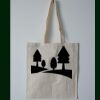 Budget Calico Tote Bag Thumbnail