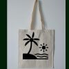Budget Calico Tote Bag Thumbnail