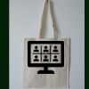 Budget Calico Tote Bag Thumbnail