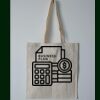 Budget Calico Tote Bag Thumbnail