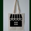 Budget Calico Tote Bag Thumbnail