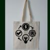 Budget Calico Tote Bag Thumbnail