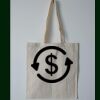 Budget Calico Tote Bag Thumbnail