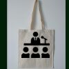Budget Calico Tote Bag Thumbnail