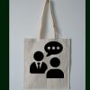 Budget Calico Tote Bag Thumbnail