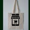 Budget Calico Tote Bag Thumbnail