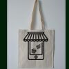 Budget Calico Tote Bag Thumbnail
