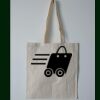 Budget Calico Tote Bag Thumbnail