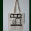 Budget Calico Tote Bag Thumbnail