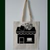 Budget Calico Tote Bag Thumbnail