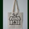 Budget Calico Tote Bag Thumbnail