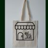 Budget Calico Tote Bag Thumbnail