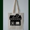 Budget Calico Tote Bag Thumbnail