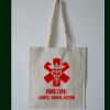 Budget Calico Tote Bag Thumbnail