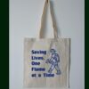Budget Calico Tote Bag Thumbnail