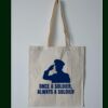 Budget Calico Tote Bag Thumbnail
