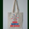 Budget Calico Tote Bag Thumbnail
