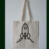 Budget Calico Tote Bag Thumbnail
